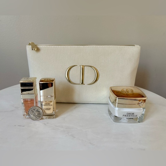 Dior Prestige Skincare Trio with Elegant Cream Pouch - Picture 4 of 12